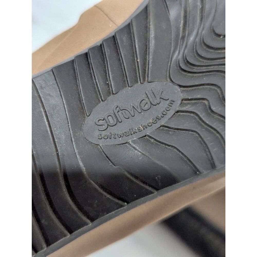 Softwalk Women's Brown Faux Suede Slip-On Arch Support Flat Shoe Size 8 - Picture 5 of 9